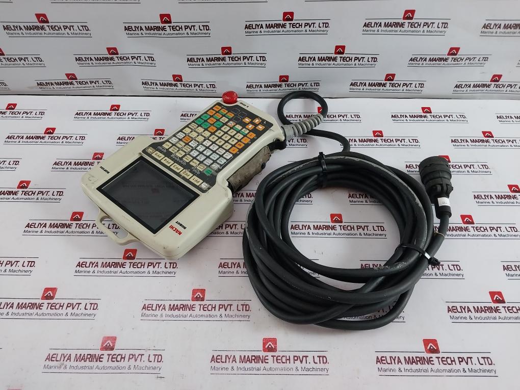 Nachi R0P511-10 Teach Pendant With Robot Cable 10 Meter Awm 2584 Vw-1