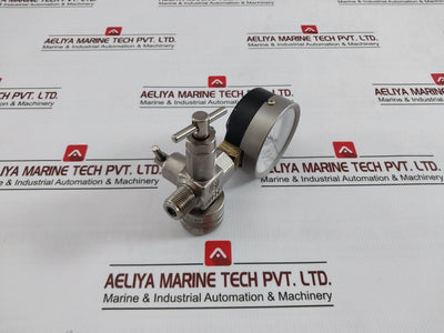 Nacol M3-g02 Valve With Pressure Gauge 5000Psi 0-15 Mpa 7552724
