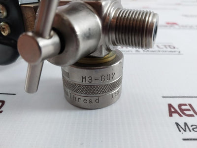 Nacol M3-g02 Valve With Pressure Gauge 5000Psi 0-15 Mpa 7552724