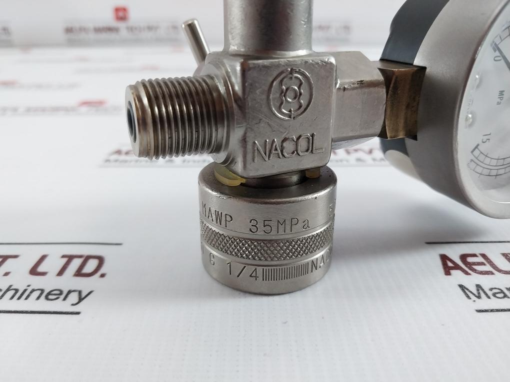 Nacol M3-g02 Valve With Pressure Gauge 5000Psi 0-15 Mpa 7552724