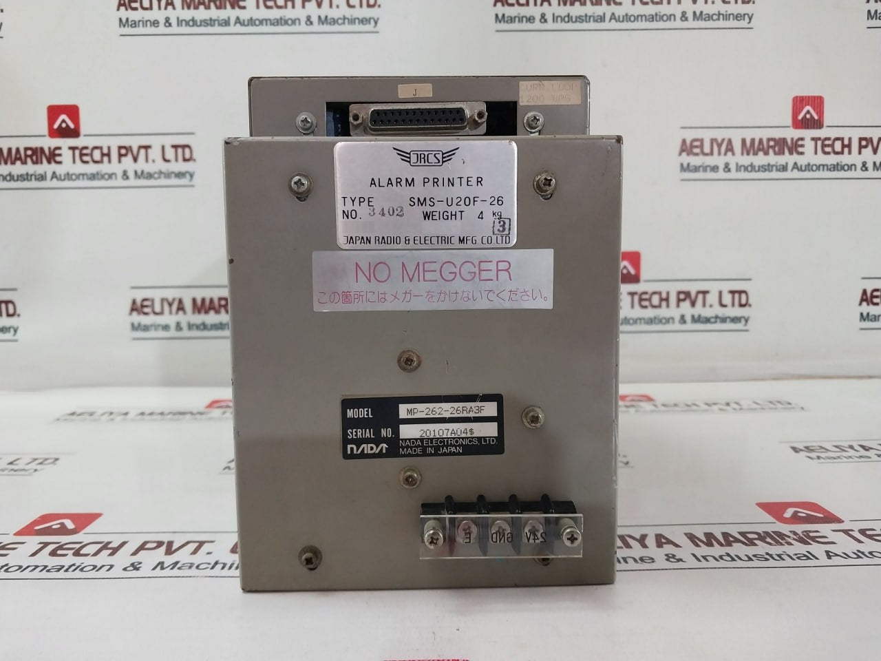 Nada Electronics Mp262 Terminal Alarm Printer Mp-262-26Ra3F