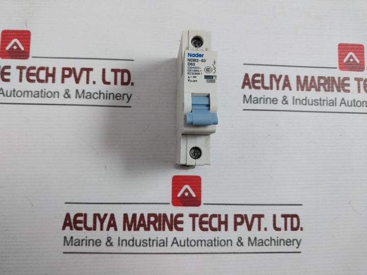 Nader Ndb2-63 Circuit Breaker D63 230/400V