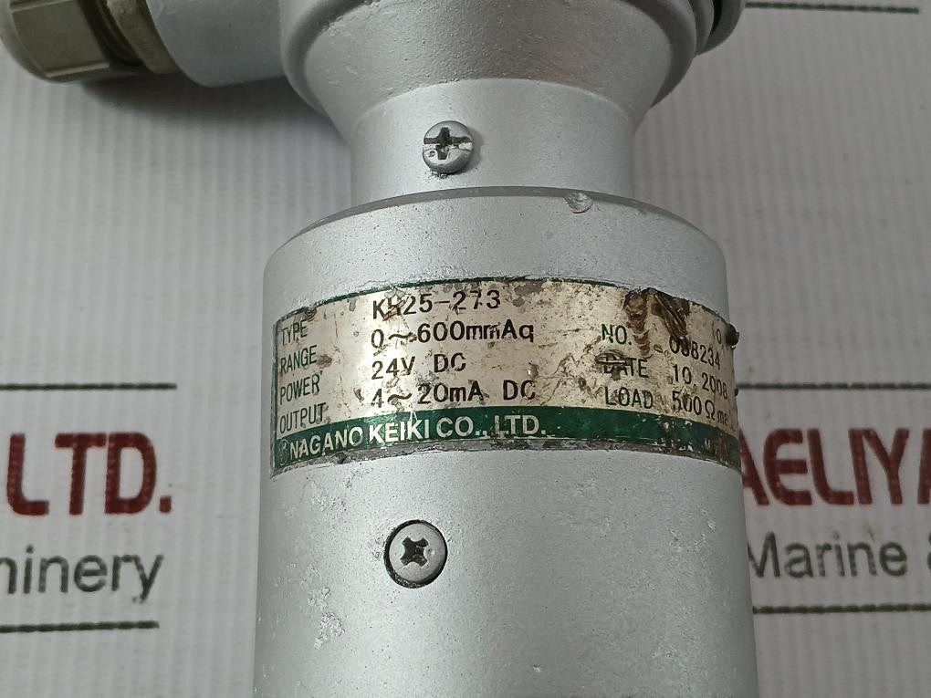 Nagano-Keiki-Pressure-Transmitter-24vdc-Kh25-273-6
