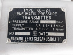 Nagano-Keiki-Seisakusho-Pneumatic-Pressure-Transmitter-Ke-21-76-Cmng-4-Kg-Cm2-8