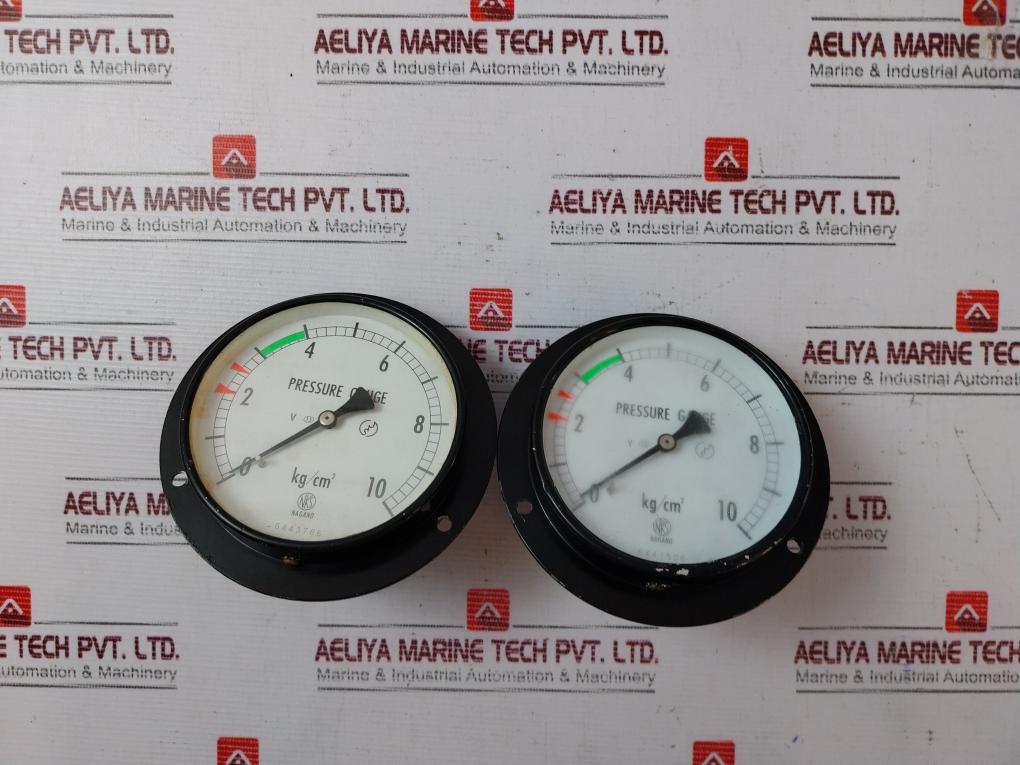 Nagano Keiki 0-10 Kg/Cm2 Pressure Gauge