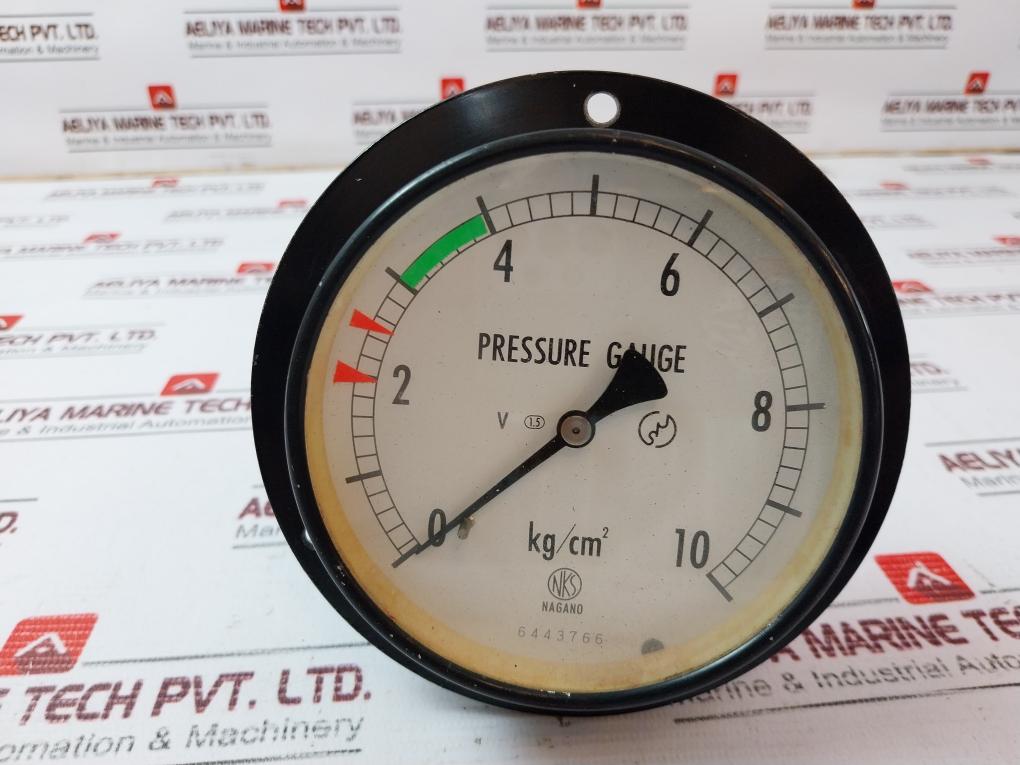 Nagano Keiki 0-10 Kg/Cm2 Pressure Gauge