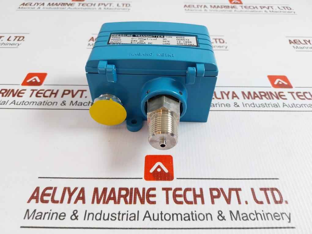 Nagano Keiki 0-35 Kgf/Cm2 Pressure Transmitter Kh55 24V Dc