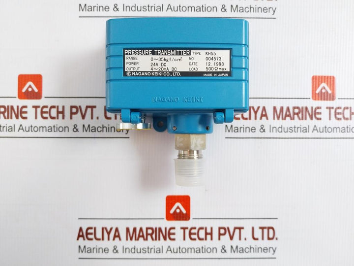 Nagano Keiki 0-35 Kgf/Cm2 Pressure Transmitter Kh55 24V Dc