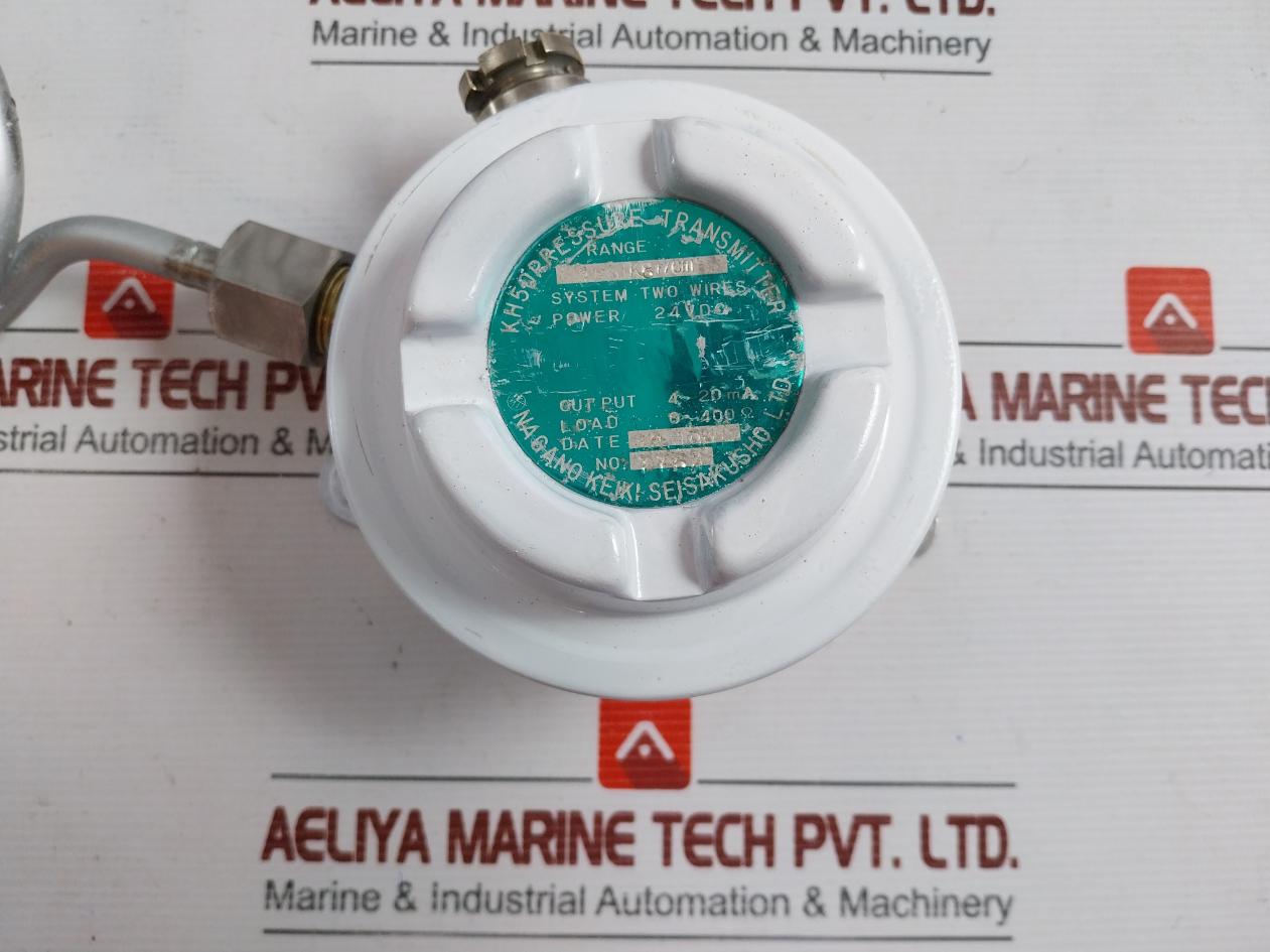 Nagano Keiki 0-400Ω Kh50 Pressure Transmitter 24 Vdc
