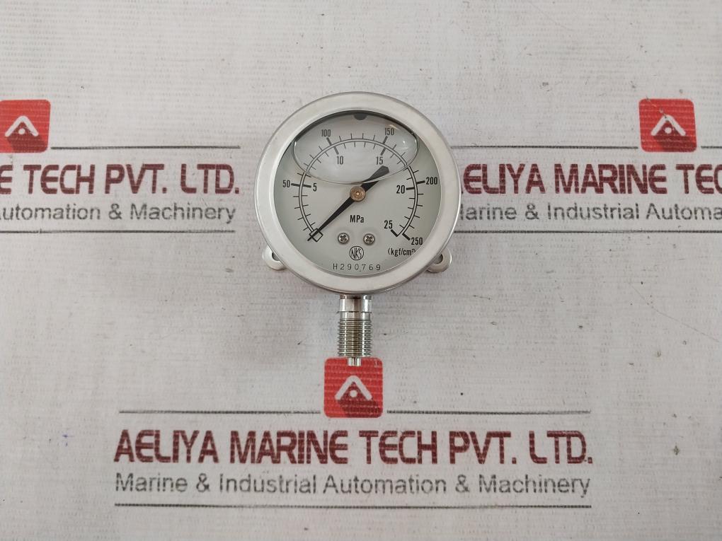 Nagano Keiki 0 To 25 Mpa Pressure Gauge Bu 1/4 60X25 Mpkf 0-250 (Kgf/Cm2)