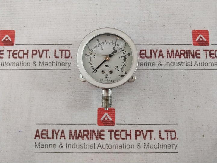 Nagano Keiki 0 To 25 Mpa Pressure Gauge Bu 1/4 60X25 Mpkf 0-250 (Kgf/Cm2)