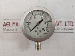 Nagano Keiki 0 To 25 Mpa Pressure Gauge Bu 1/4 60X25 Mpkf 0-250 (Kgf/Cm2)