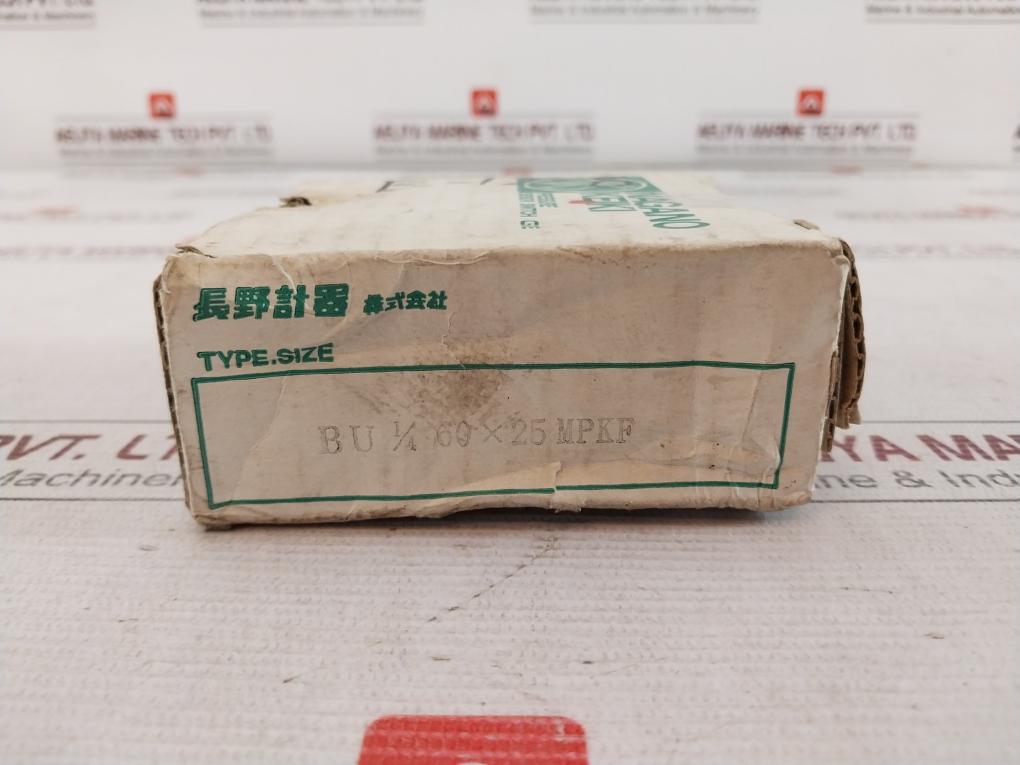 Nagano Keiki 0 To 25 Mpa Pressure Gauge Bu 1/4 60X25 Mpkf 0-250 (Kgf/Cm2)