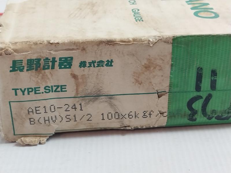 Nagano Keiki 0 To 6 Kgf/Cm2 Pressure Sensor Switch Gauge Ae10-241