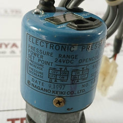 Nagano Keiki 24Vdc Electronic Pressure Switch Ce20
