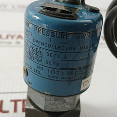 Nagano Keiki 24Vdc Electronic Pressure Switch Ce20
