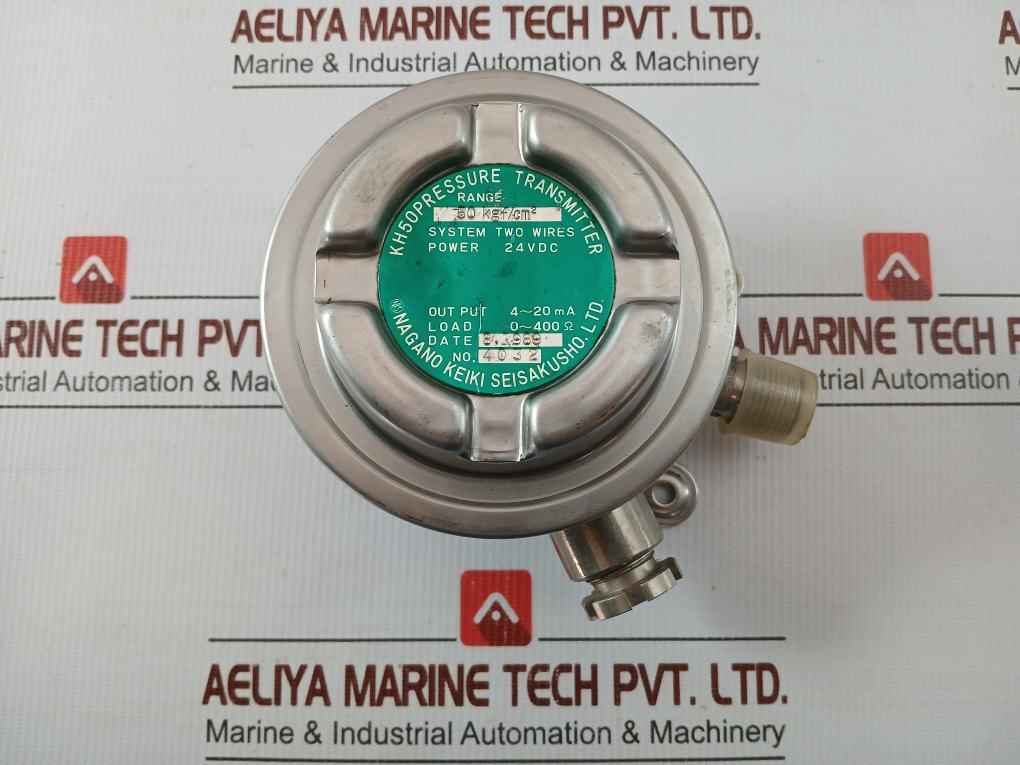 Nagano Keiki 24Vdc Pressure Transmitter Kh50