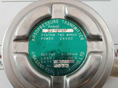 Nagano Keiki 24Vdc Pressure Transmitter Kh50