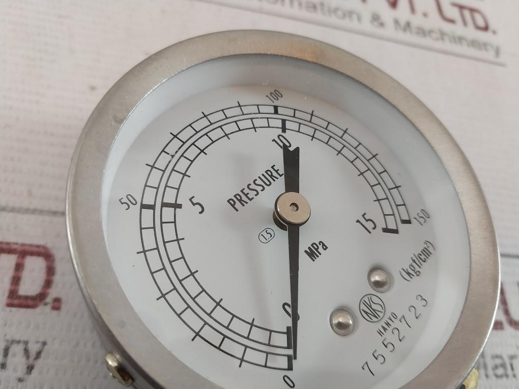 Nagano Keiki Gs50-121-15Mk Pressure Gauge 0 To 15 Mpa 0-150 (Kgf/Cm2)