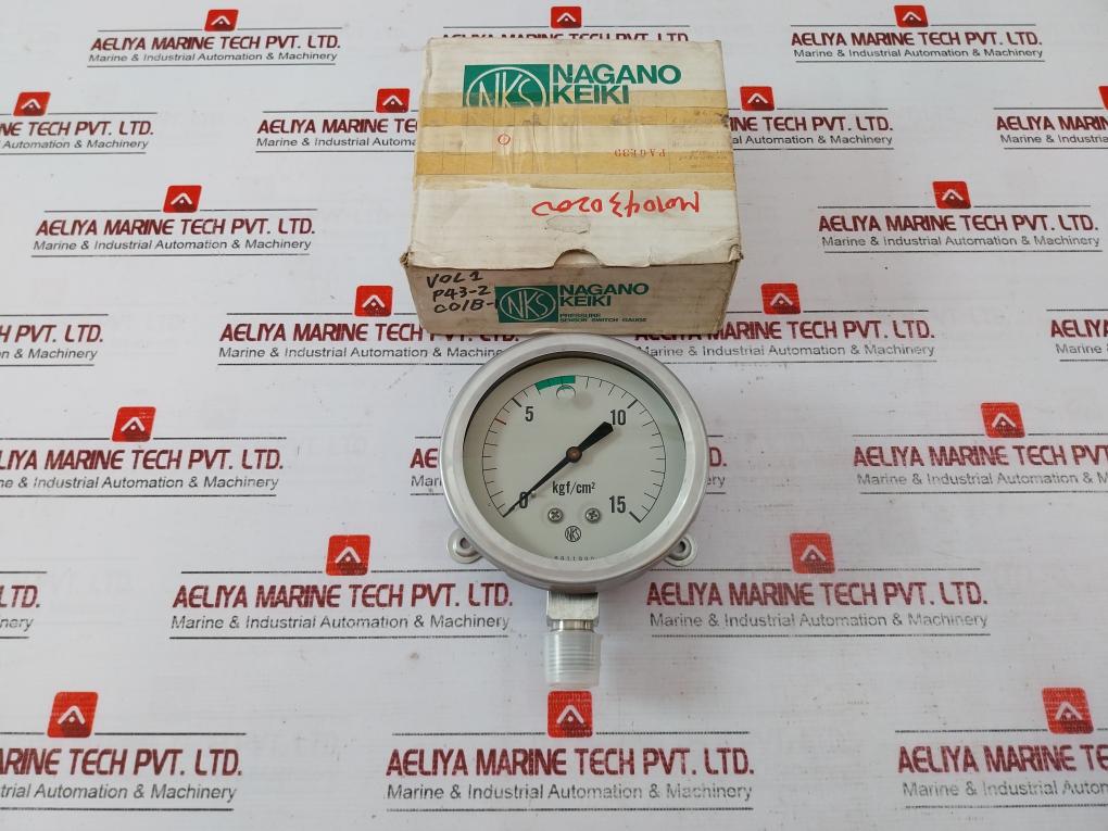 Nagano Keiki Gv42-243 Liquid Filled Pressure Sensor Switch Gauge 8811999