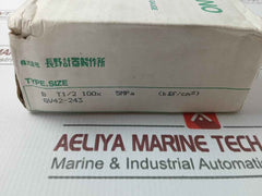 Nagano Keiki Gv42-243 Pressure Sensor Switch Gauge 0 To 5 Mpa