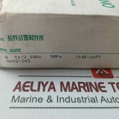 Nagano Keiki Gv42-243 Pressure Sensor Switch Gauge 0 To 5 Mpa