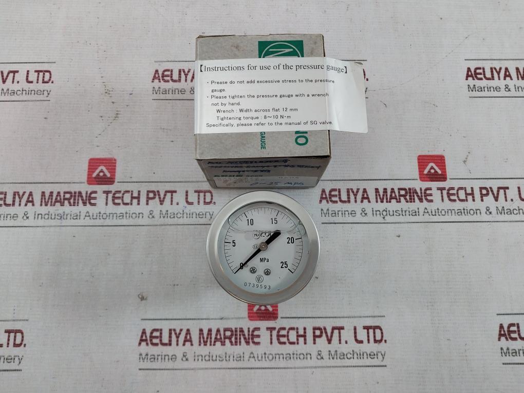 Nagano Keiki Gv55-623 Pressure Sensor Switch Gauge 0-25 Mpa 0739593 12Mm