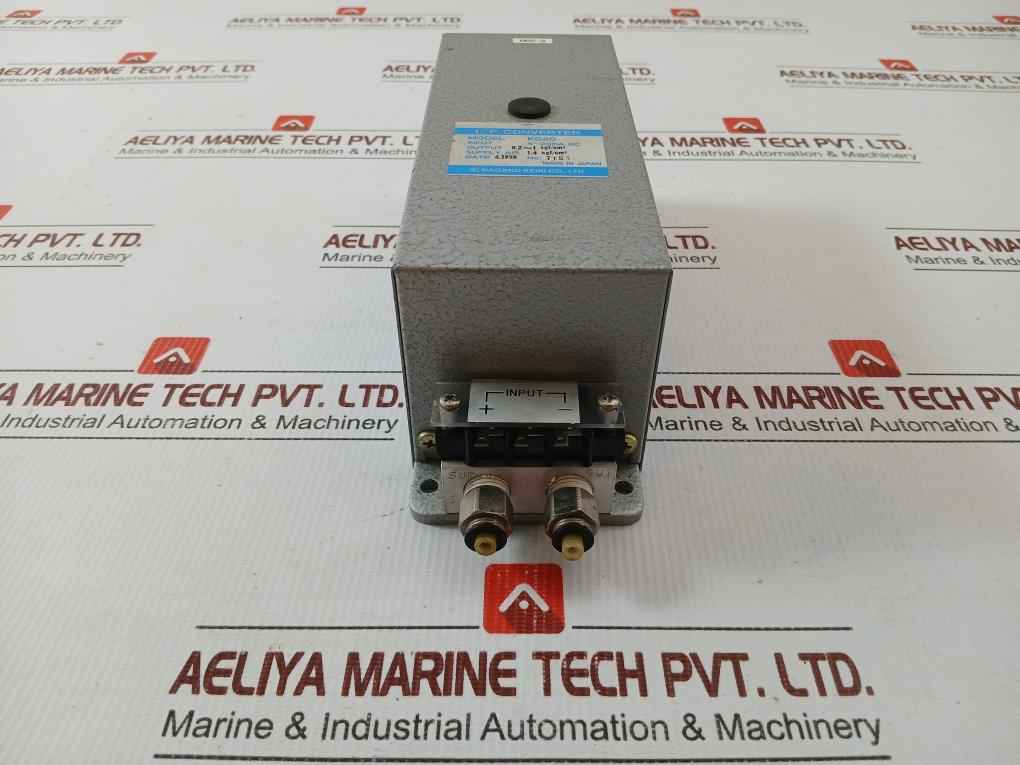 Nagano Keiki Input 4~20Madc Electro Pneumatic I/P Converter Kg20