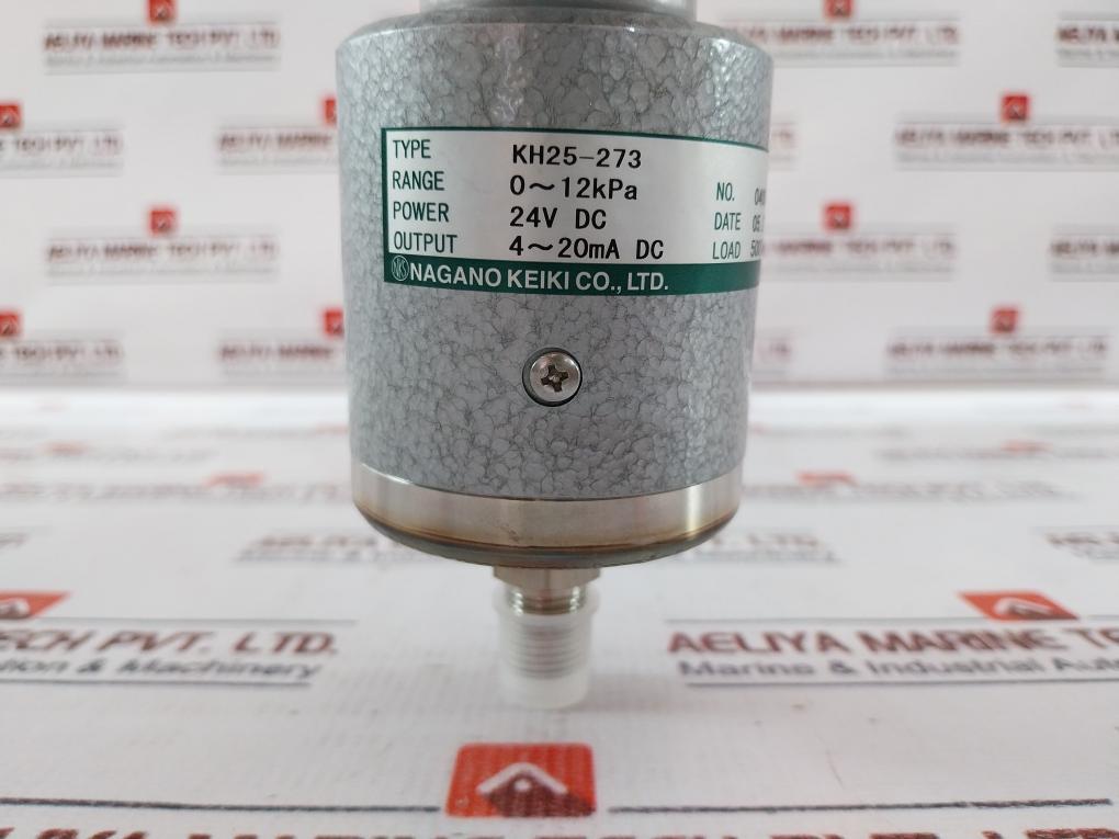Nagano Keiki Kh25-273 Pressure Transmitter 24v Dc 2014q2d01690402