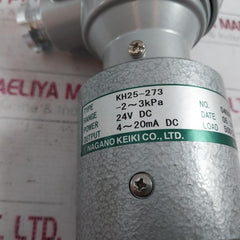Nagano Keiki Kh25-273 Pressure Transmitter 500? Max Load 2014Q2D0160401