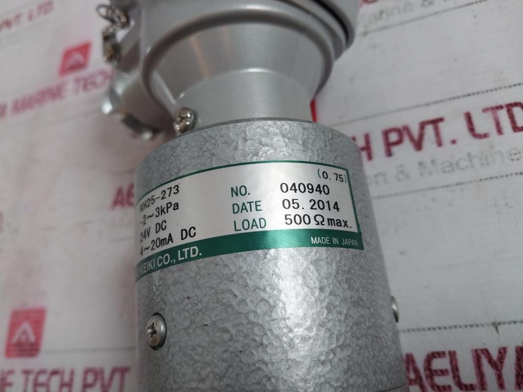 Nagano Keiki Kh25-273 Pressure Transmitter 500Ω Max Load 2014Q2D0160401