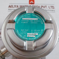 Pressure Transmitter 6 Kgf/Cm2 24Vdc Output 4-20 Ma Nagano Keiki Kh50