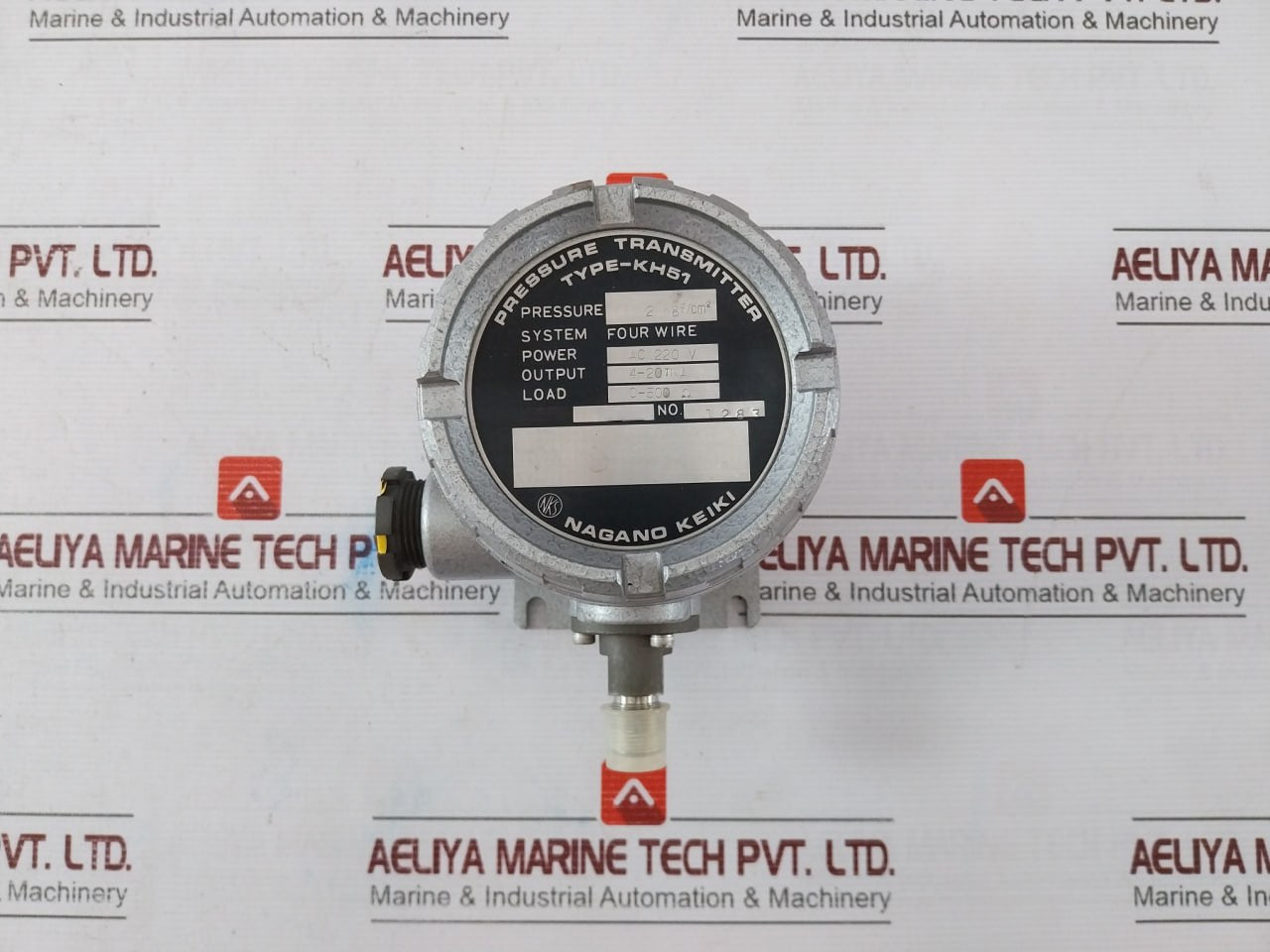 Nagano Keiki Kh51 Pressure Transmitter 2 Kgf/Cm2 Ac 220V 4-20Ma K3402