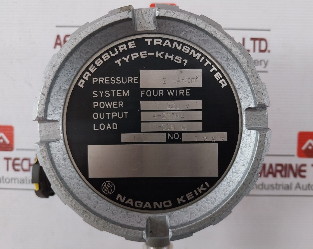 Nagano Keiki Kh51 Pressure Transmitter 2 Kgf/Cm2 Ac 220V 4-20Ma K3402