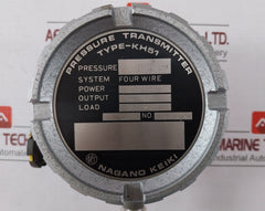 Nagano Keiki Kh51 Pressure Transmitter 2 Kgf/Cm2 Ac 220V 4-20Ma K3402