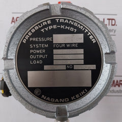 Nagano Keiki Kh51 Pressure Transmitter 2 Kgf/Cm2 Ac 220V 4-20Ma K3402