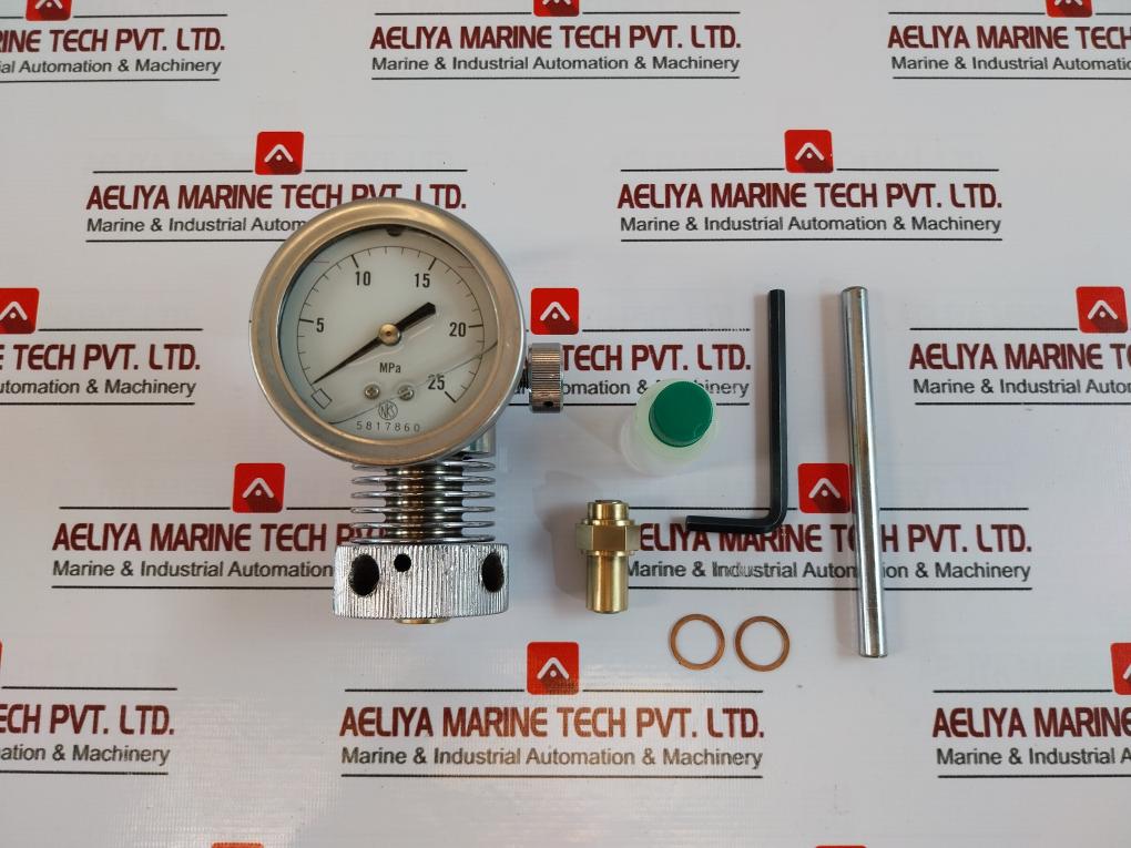 Nagano Keiki Mt31 Maximum Pressure Indicator Complete Kit 0-25mpa
