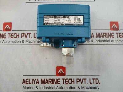 Nagano Keiki 06Kgf/Cm2 24V Dc Pressure Transmitter Kh55