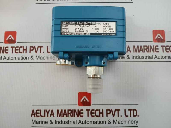 Nagano Keiki 06Kgf/Cm2 24V Dc Pressure Transmitter Kh55