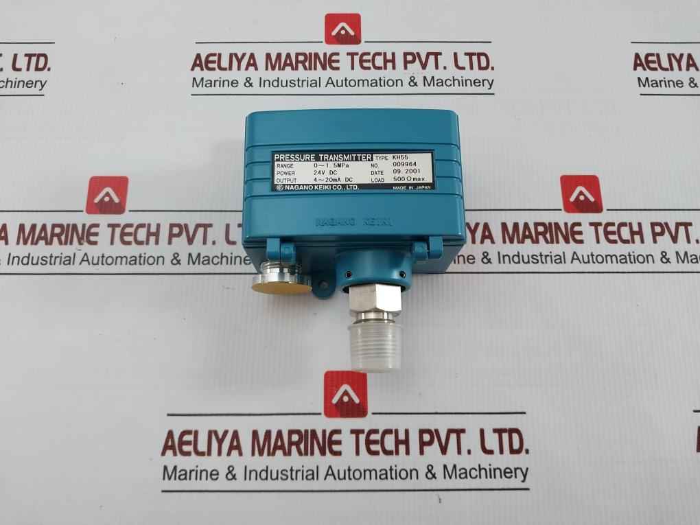Nagano Keiki Pressure Transmitter Kh55 24V Dc