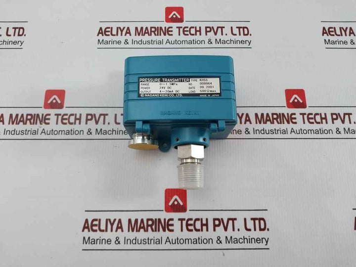 Nagano Keiki Pressure Transmitter Kh55 24V Dc