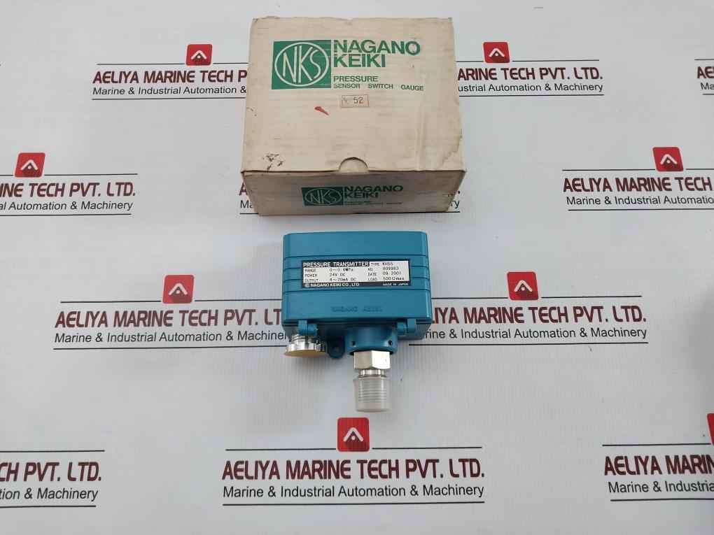 Nagano Keiki Pressure Transmitter Kh55 24V Dc