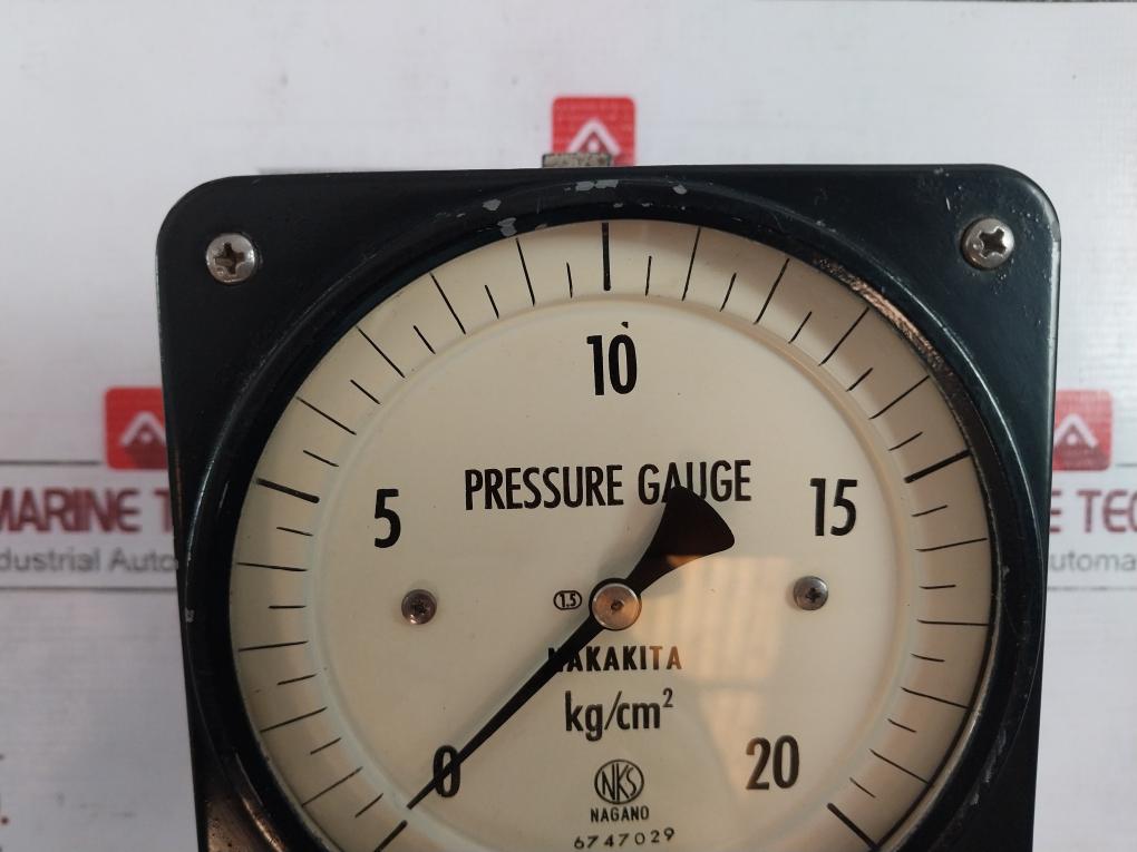 Nagano Keiki Seisakusho 0-20 Kg/Cm2 Pressure Gauge