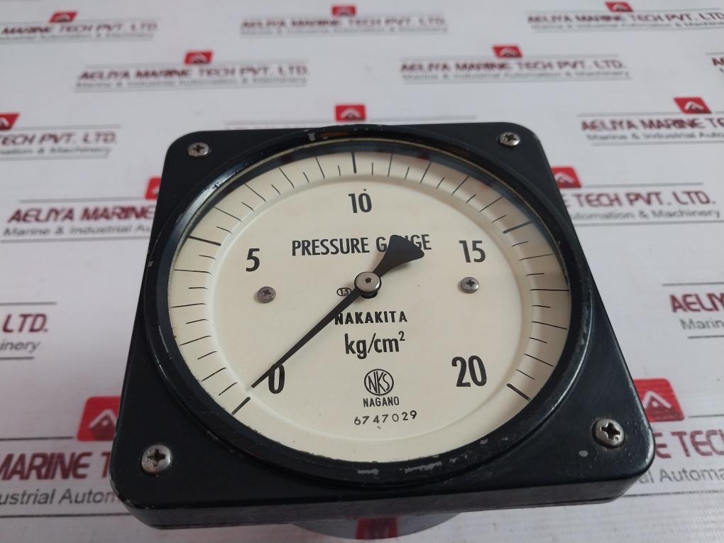 Nagano Keiki Seisakusho 0-20 Kg/Cm2 Pressure Gauge