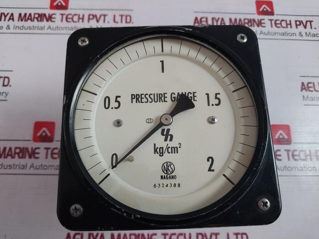 Nagano Keiki Seisakusho 0-2 Kg/Cm2 Pressure Gauge