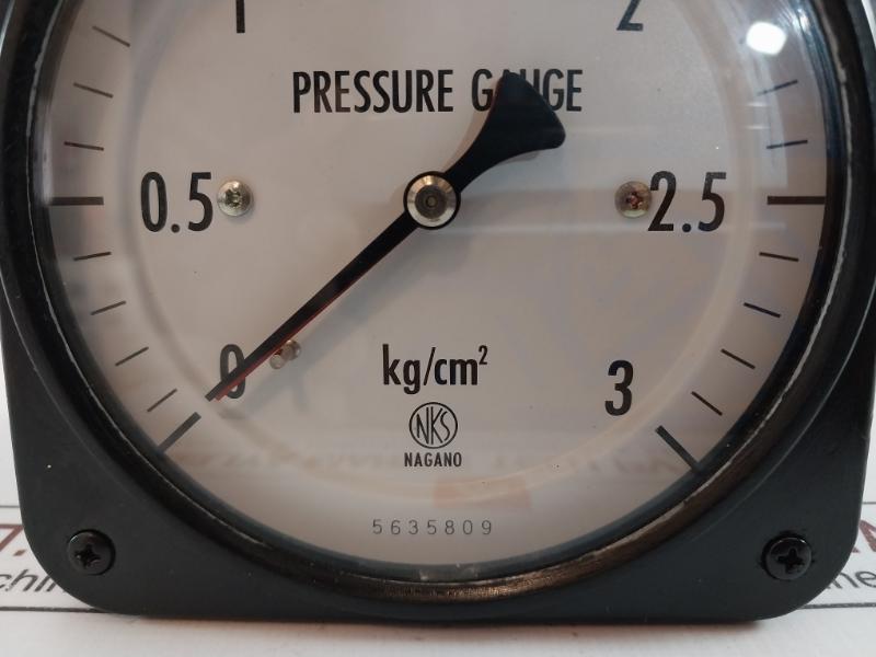 Nagano Keiki Seisakusho 0-3 Kg/Cm2 Pressure Gauge 5635809