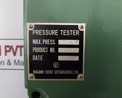 Nagano Keiki Seisakusho 7059 Pressure Gauge Tester