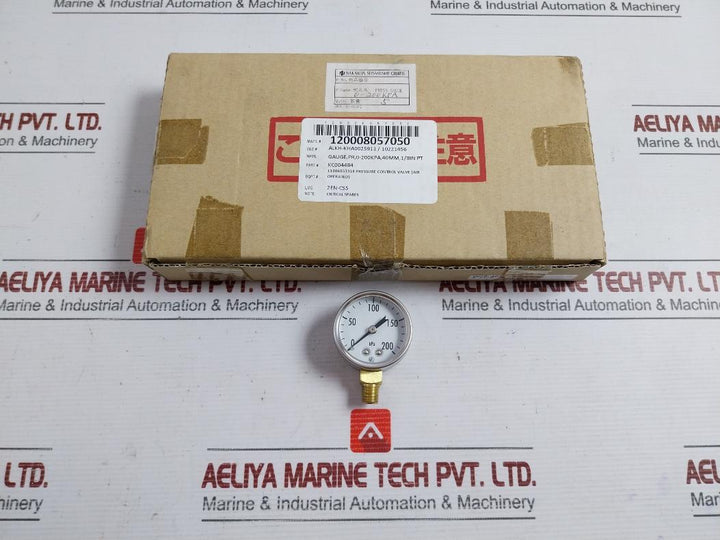 Gk20-a01 Pressure Gauge 0-200Kpa Nagano Keiki Seisakusho