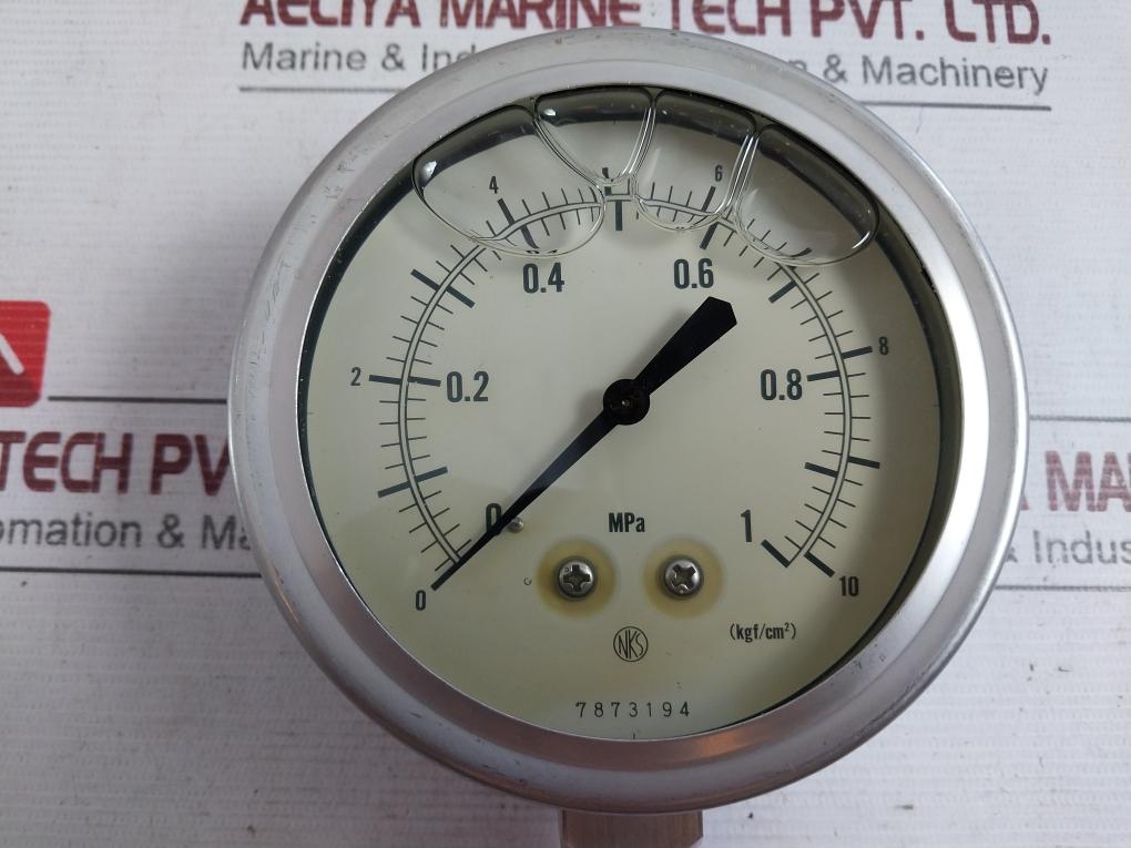 Nagano Keiki Seisakusho Gv42-243 Pressure Sensor Switch Gauge 7873194 0-1 Mpa 693-200.201