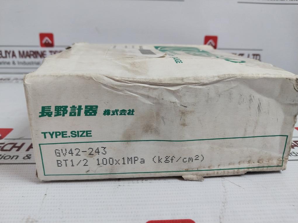 Nagano Keiki Seisakusho Gv42-243 Pressure Sensor Switch Gauge 7873194 0-1 Mpa 693-200.201